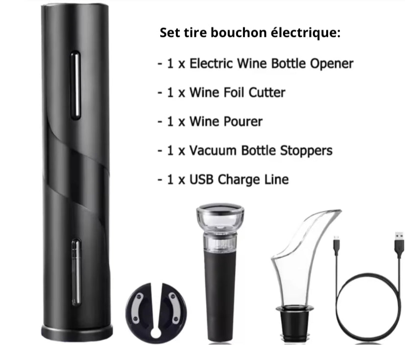 Rechargeable electric corkscrew